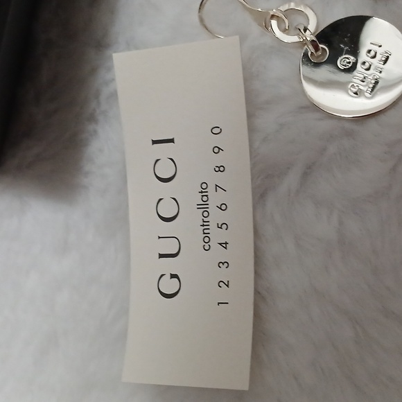 New gucci earrings Authentic dangle signature sterling silver Ag 925 mark - Picture 4 of 17